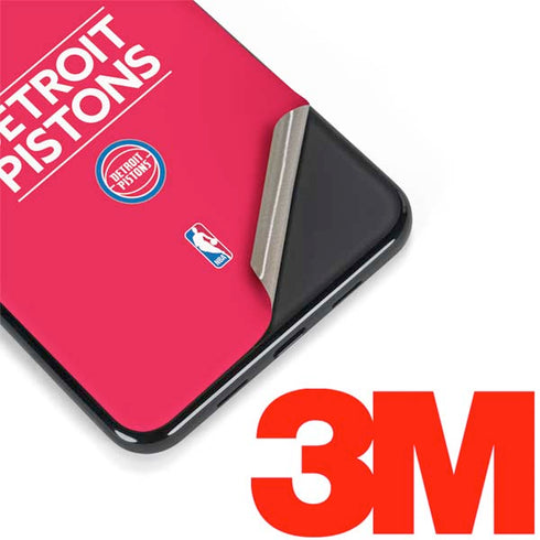 NBA Detroit Pistons Standard - Red Google Pixel 3a XL Skin